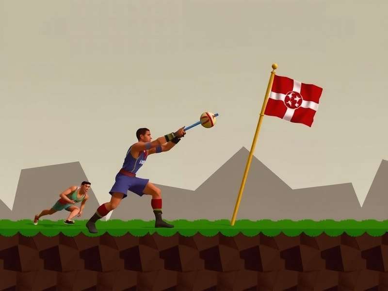 Intense Volleyball Action in Volley Gladiator Force Volley Gladiator Force Gameplay Screenshot